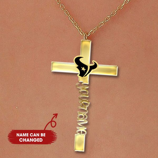 Customize Your Name With HOTE Jesus Cross Necklace High Quality 925 Sterling Silver Version 1 NF