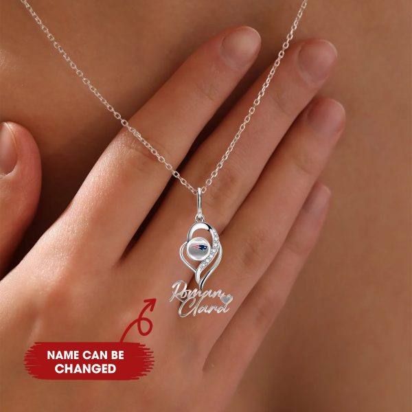 NEP Valentine's Day Customize Double Name Necklace High Quality 925 Sterling Silver Version 3 NF