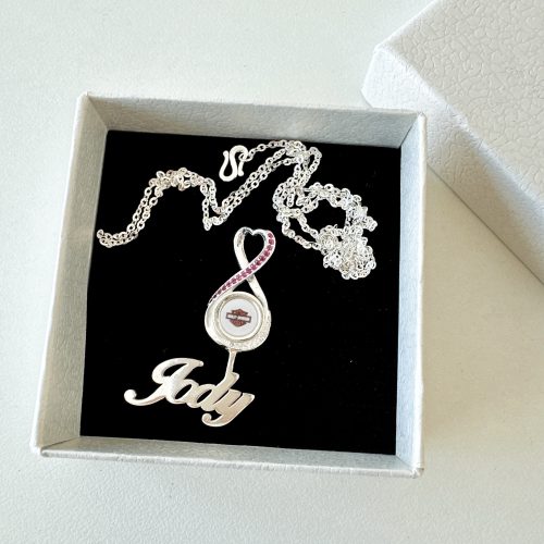 Customize Your Name With COAV High Quality 925 Sterling Silver Infinity Necklace Version 10 NH photo review