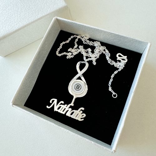 Customize Your Name With COAV High Quality 925 Sterling Silver Infinity Necklace Version 10 NH photo review