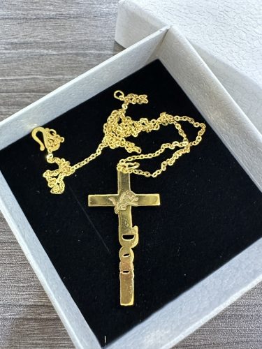 Customize Your Name With NOS Jesus Cross Necklace High Quality 925 Sterling Silver Version 1 NF photo review