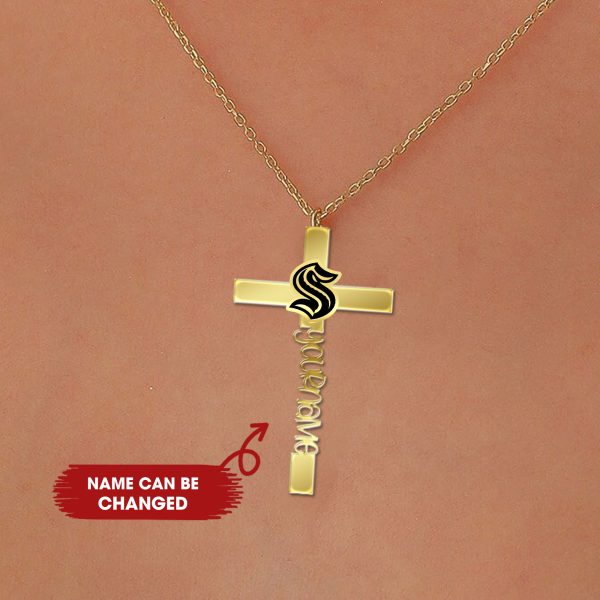 Customize Your Name With SEKR Jesus Cross Necklace High Quality 925 Sterling Silver Version 1 NH