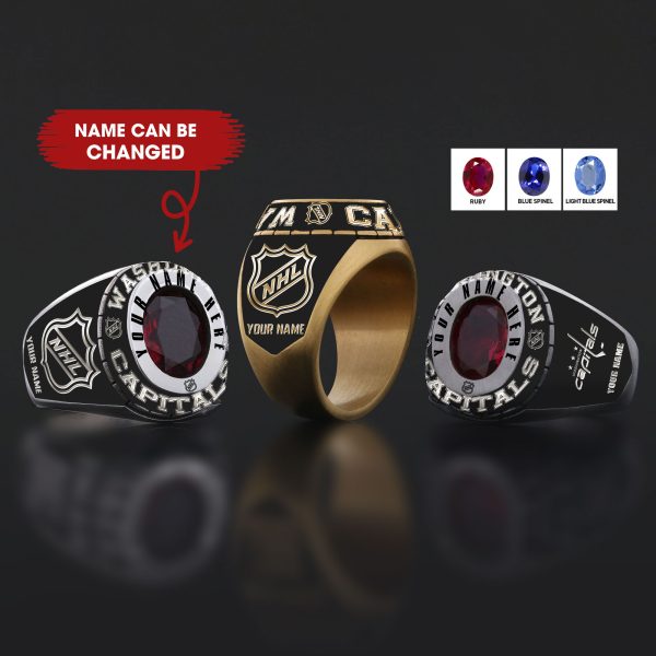 Customize Your Name With WACA Gemstone Ring High Quality 925 Sterling Silver NH