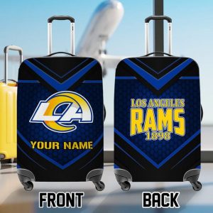 Custom Your Name With LAR Football Sport Suitcase