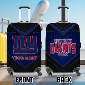 Custom Your Name With NYG Football Sport Suitcase