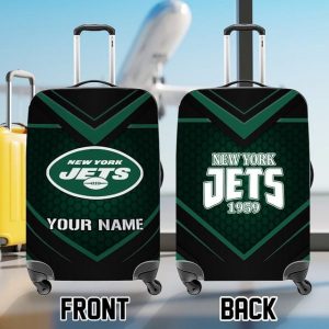 Custom Your Name With NYJ Football Sport Suitcase