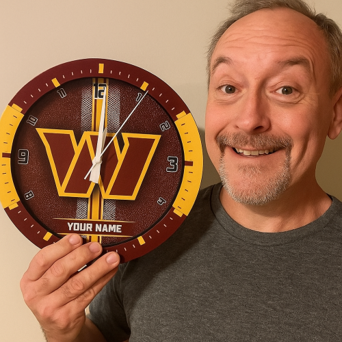 Customize Your Name With TETI Vintage Wooden Wall Clock Ver 3 photo review