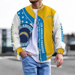 Special LAC Button Down Baseball Varsity Bomber Jacket Version 3.2