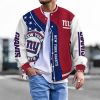 Special NYG Button Down Baseball Varsity Bomber Jacket Version 3.2